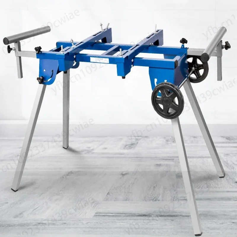 

Portable Aluminum Machine Miter Saw Cutting Machine Bracket Multifunctional Workbench Woodworking Table Mobile Bracket