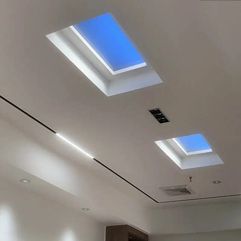 Switch Atmosphere Artificial Skylight For Tuya App Led Blue Sky Ceiling Led Light Blue Sky Ceiling Panel Lamp