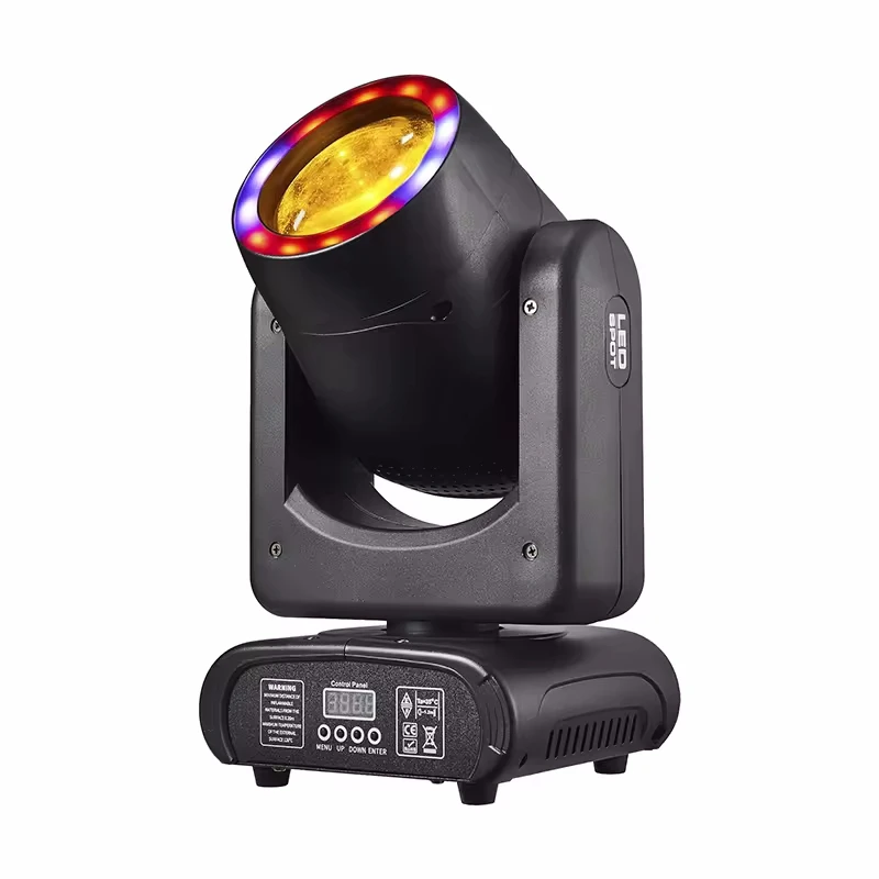 4 pieces Mini 120W LED Moving Head Stage Light RGBW DMX DJ Disco Bar Party Beam Spot Lighting