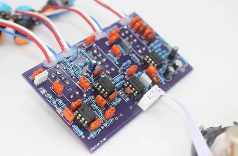 DIY Electric Guitar Single Effect Pedal Circuit Board Replica GT‑2 Amp Simulator Distortion Effect Module Guitar Modification