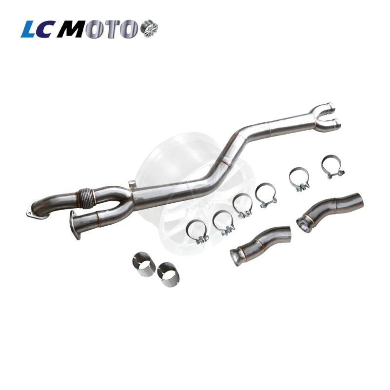 3.5 Inch One Piece Mid Pipe High Flow Exhaust For BMW S58 G80 M3 G82 M4 2020+