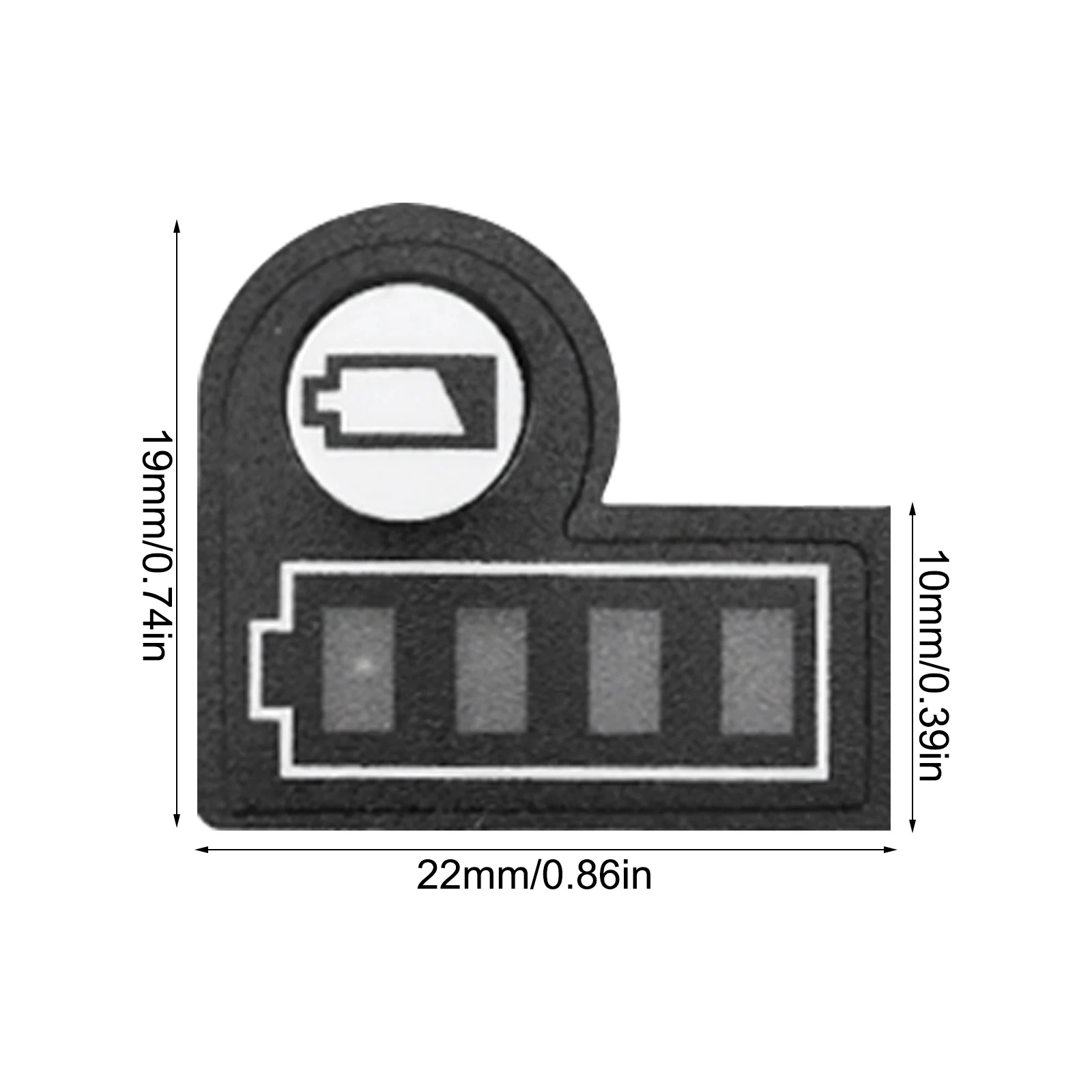 

Наклейки для обслуживания литиевых батарей, этикетки для батарей, черные, износостойкие, водонепроницаемые, совершенно новые, простые в использовании.