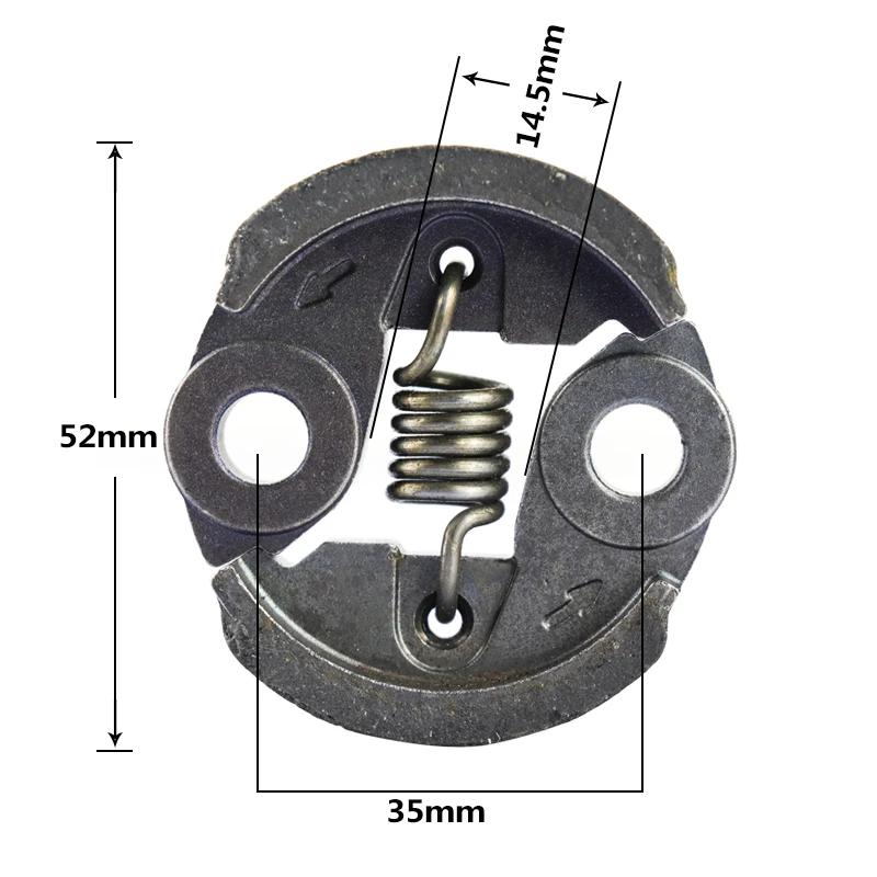 XCAN 1pc Brush Cutter Clutch Fit TU26 BC260 CG260 G26 26CC 1E34F Grass Trimmer Clutch Lawn Mower Spare Parts