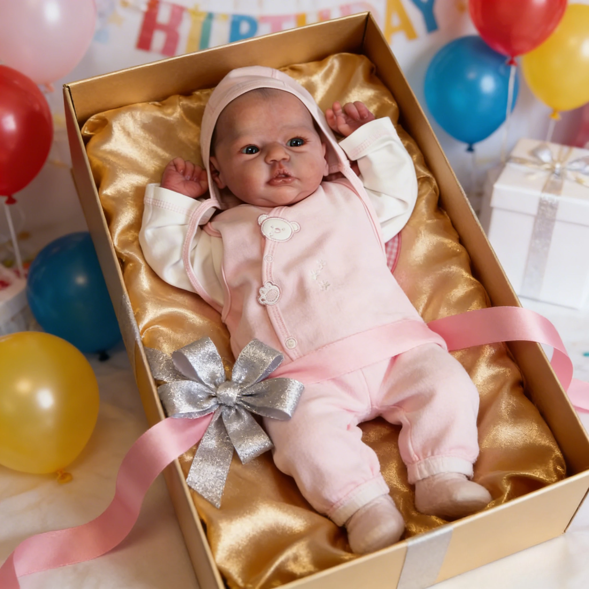 Kit de boneca reborn Evi de 19 polegadas - peças de boneca DIY de cor fresca de toque macio realista inacabado sem pintura