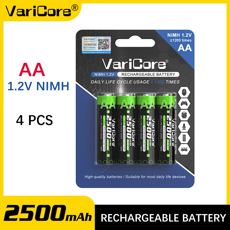 Varicore Aa 2500Mah…