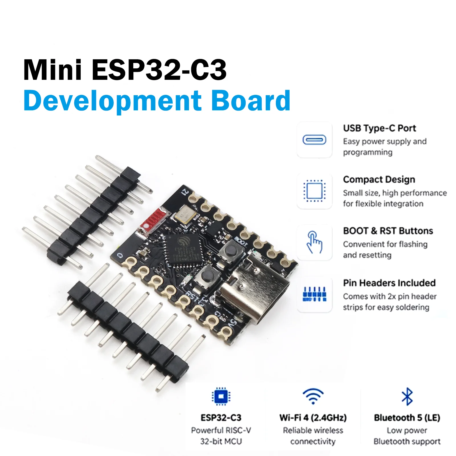 placa-de-desenvolvimento-esp32-c3-supermini-4-mb-de-memoria-flash-wifi-bluetooth-50-risc-v-tipo-c-para-arduino-iot-e-casas-inteligentes