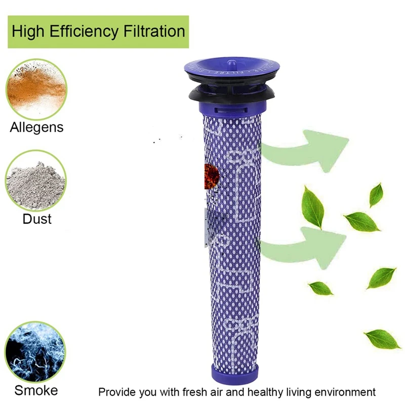 ローラーブラシHEPAフィルター,ダイソン用,掃除機交換部品,付属品,v6,dc59,dc62,sv03,1セット