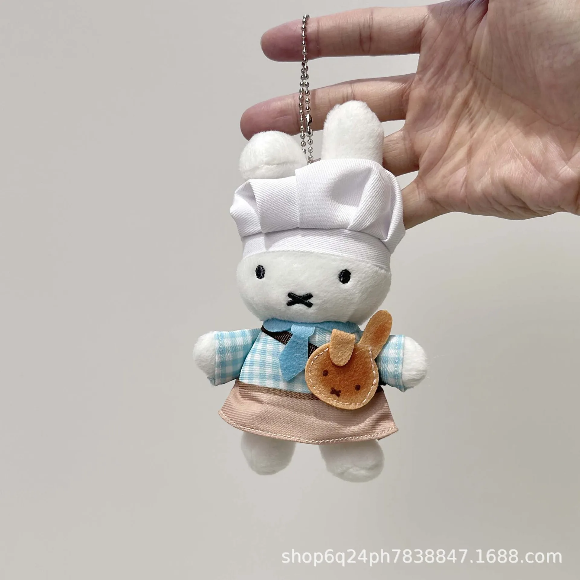 Kawaii Miffy Kitchen Baking, ограниченная серия, одежда шеф-повара, плюшевая кукла, подвесная сумка, брелок, милая девушка, подарок на день