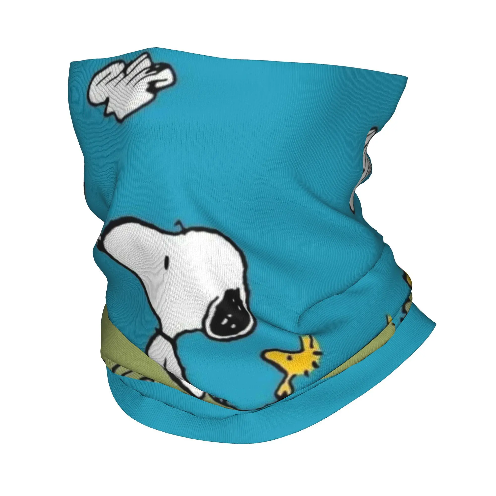 مخصص S-Snoopys الفول السوداني باندانا الرقبة الجراب لصيد التزلج الرجال النساء التفاف وشاح موضة مطبوعة فيلم عقال أكثر دفئا