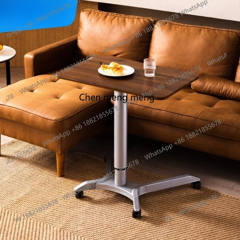 E153 Lifting Mobile Computer Desk Podium Office Learning Sofa Desk Intelligent Standing Lifting Table