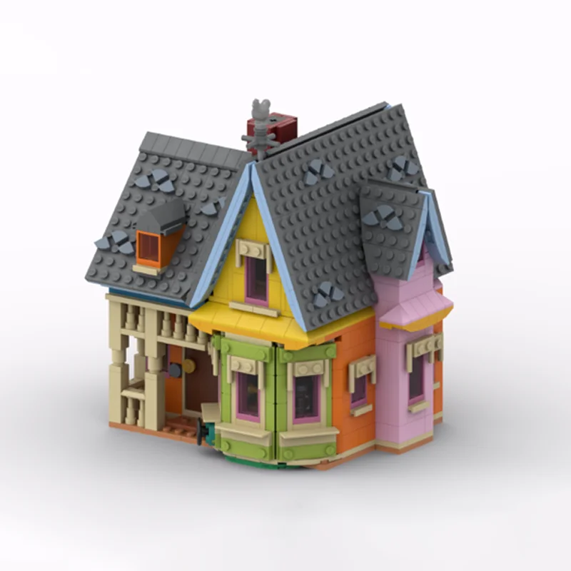 1029 قطعة MOC حتى منزل تعديلات وحدات نموذج اللبنات تجميع هدية الكريسماس لتقوم بها بنفسك اللعب فكرة إبداعية التعليم الطوب #2