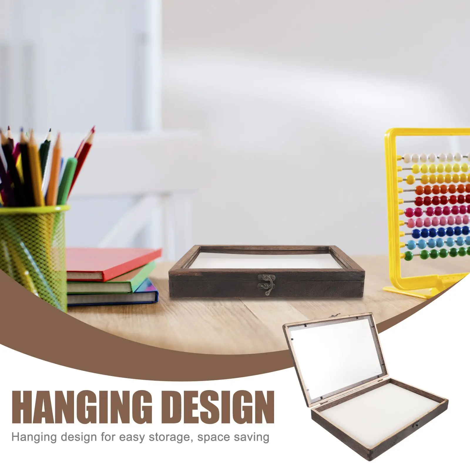 Raupen Insekten Display Box Fall Insekten Nadel Pad Kaffee Flanell Entomologie Kind