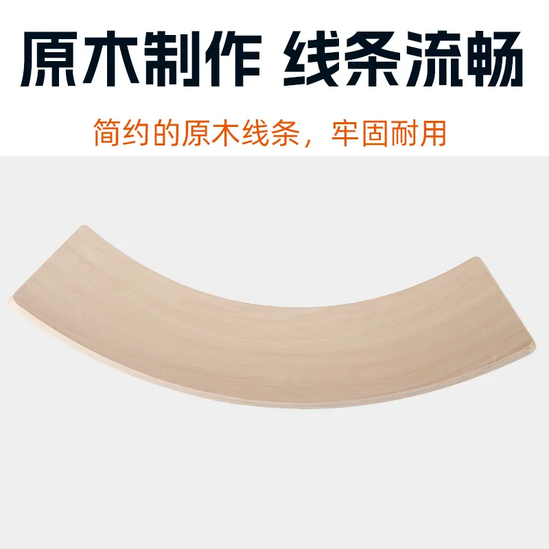 Wooden Balance Board Curved Rocker Yoga Fitness Sensory Training Toy for Kids Adults