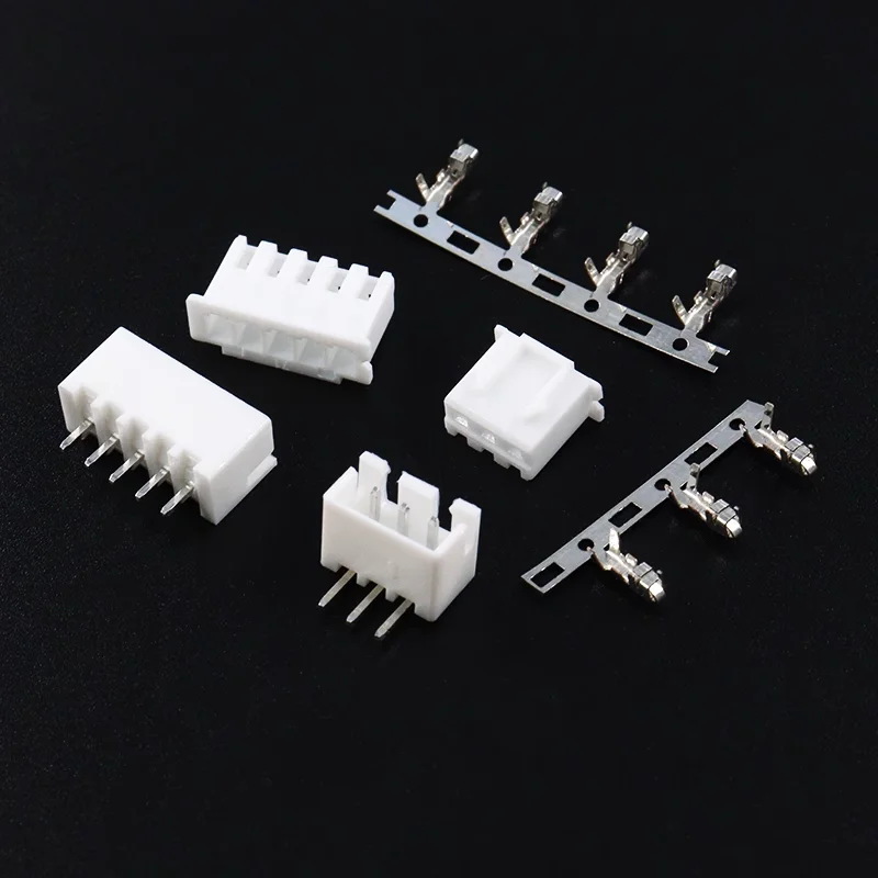 50Sets/Lot XH2.54 Male Right Angle Material Connector Leads Pin Header 2.54MM XH-AW 2/3/4/5/6/7/8/9/10/11/12/13/14P