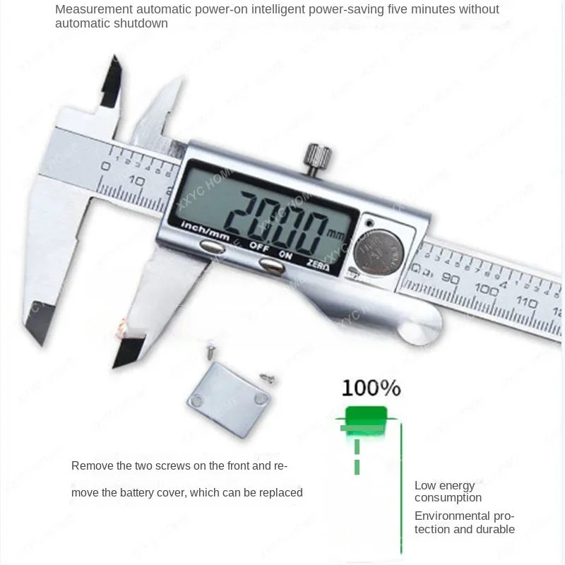 Eletronic Caliper High Precision Digital Display Small High Depth Oil Gauge Caliper 0-150mm