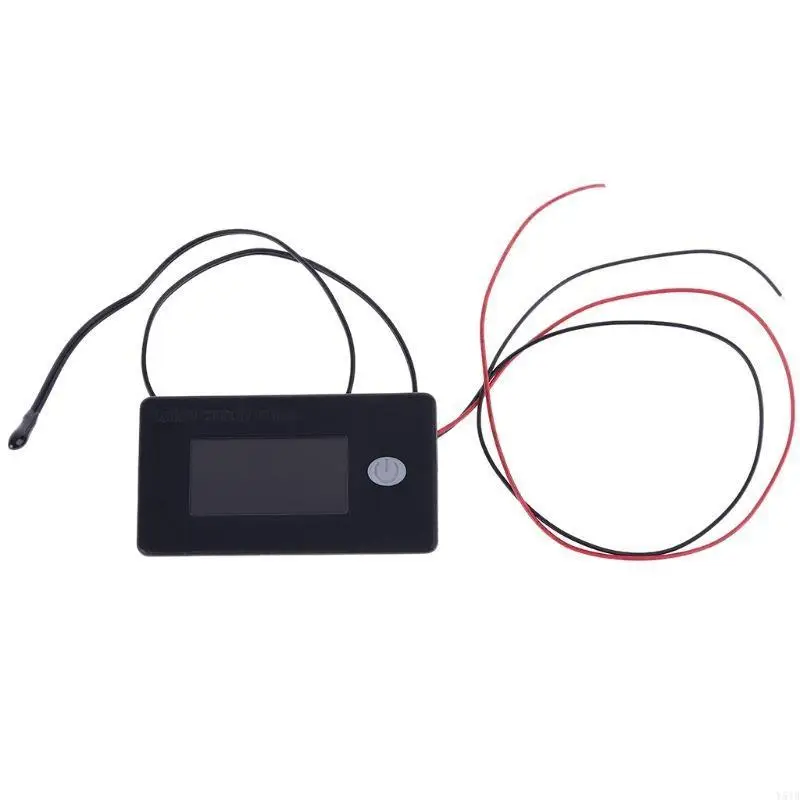 Y51B 3 in 1 Battery Monitor Temp Display Digital Battery Capacity Tester Percentage Level Temperature Switch Meter