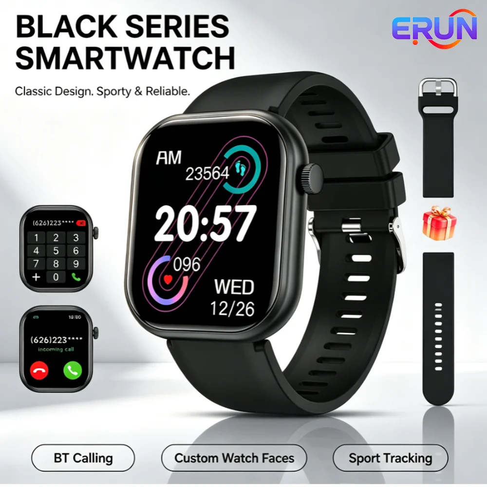 Smartwatch (Answer/Make Call), Smartwatch for Women Men, 100+ Sport Modes, Fitness Activity Tracker Pedometer, Smart Watches for Android Iphone, Gift for Family