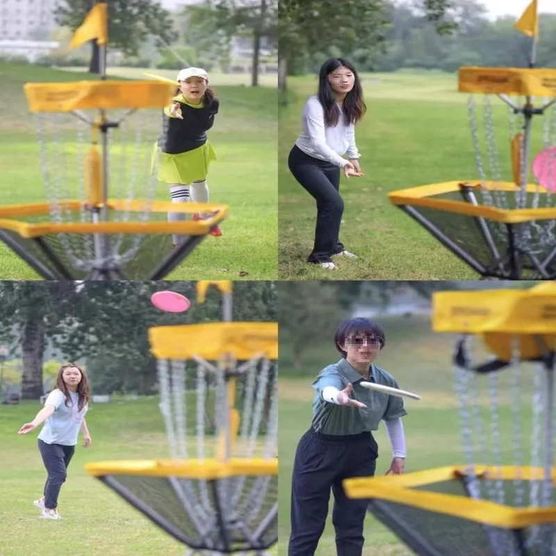 Outdoor Frisbee Throwing Training Portable Folding Golf Frisbee Holder