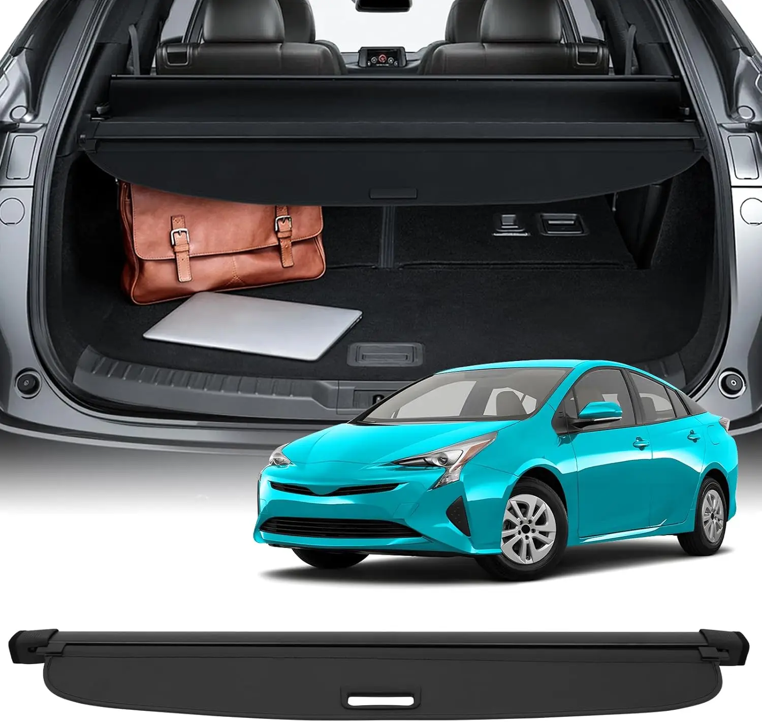 

Выдвижная задняя крышка багажника для Toyota Prius 1.8L 2016-2022, аксессуары, выдвижная защитная крышка багажника