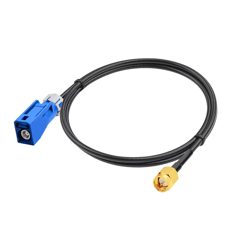 Waterproof FAKRA C Female to SMA Male Female Angle RG174 Extension Cable Car GPS Antenna Navigation Coaxial Pigtail Cable 50 Ohm