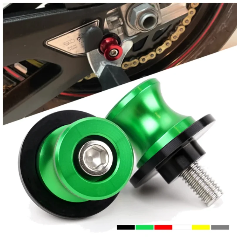 

2pcs M8 Swingarm Spools For Kawasaki Ninja 400 650 500 Z900 Z650 Z500 Z1000SX Z800 ZX6R ZX10R Motorcycle 8mm Rear Slider Bobbins
