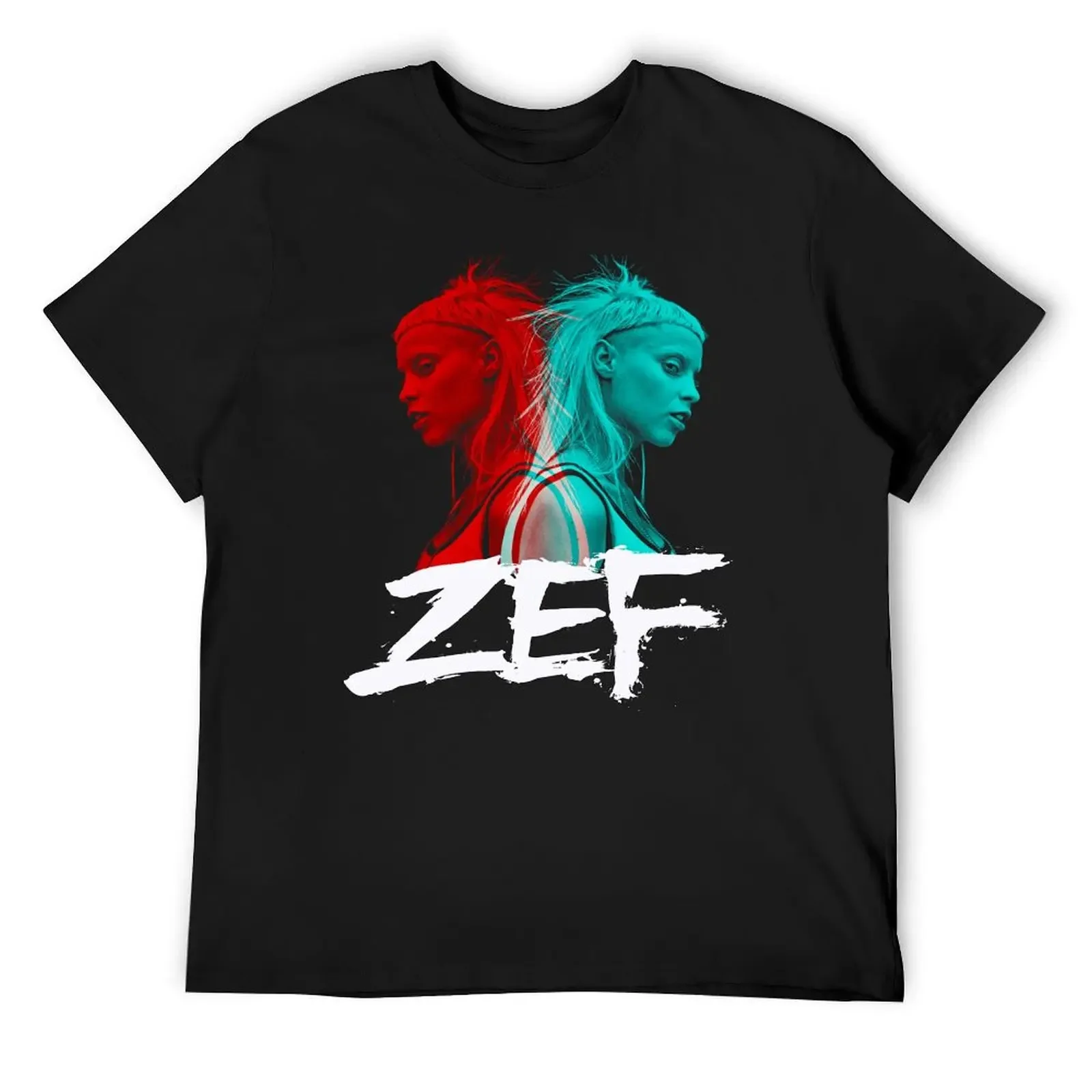 ZEF Style South African Die Antwoord Rock Star Music T-Shirt basketball graphic tees summer tops sweat shirts, men