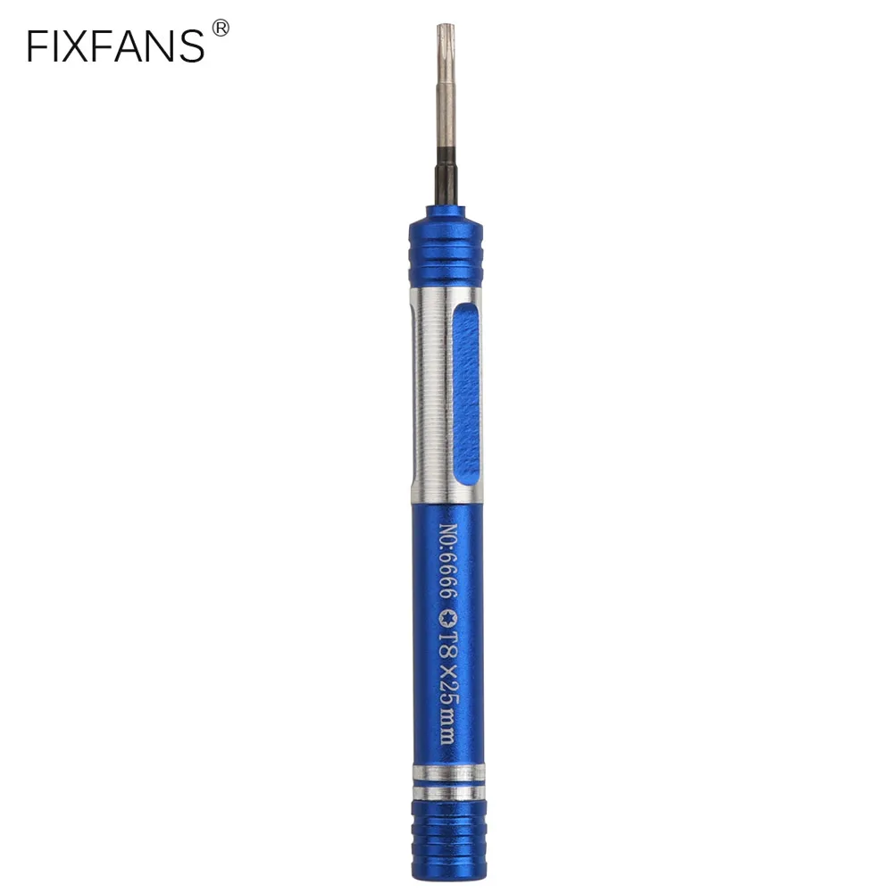 T8 Torx Screwdriver S2 Alloy Steel Magnetic Tip Precision T8 Star Screwdriver Repair Opening Tool (Screwdriver head has NO hole)