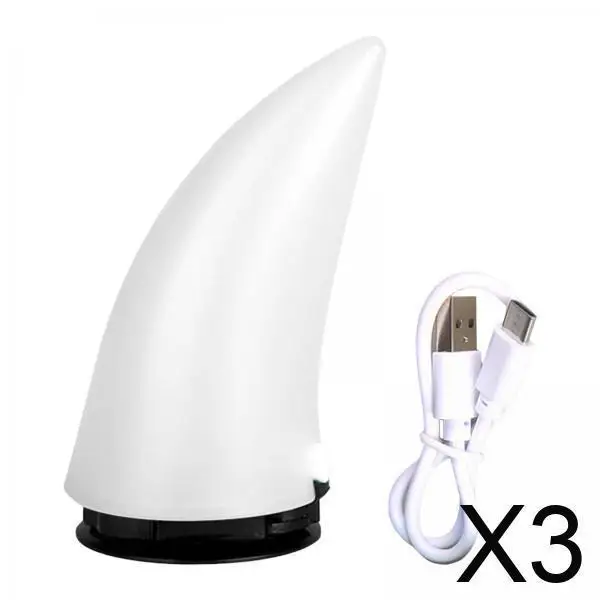 

Светящаяся 3D-наклейка-декор в виде рогов дьявола для бампера, съемная, для интерьера автомобиля и ночных поездок на велосипеде