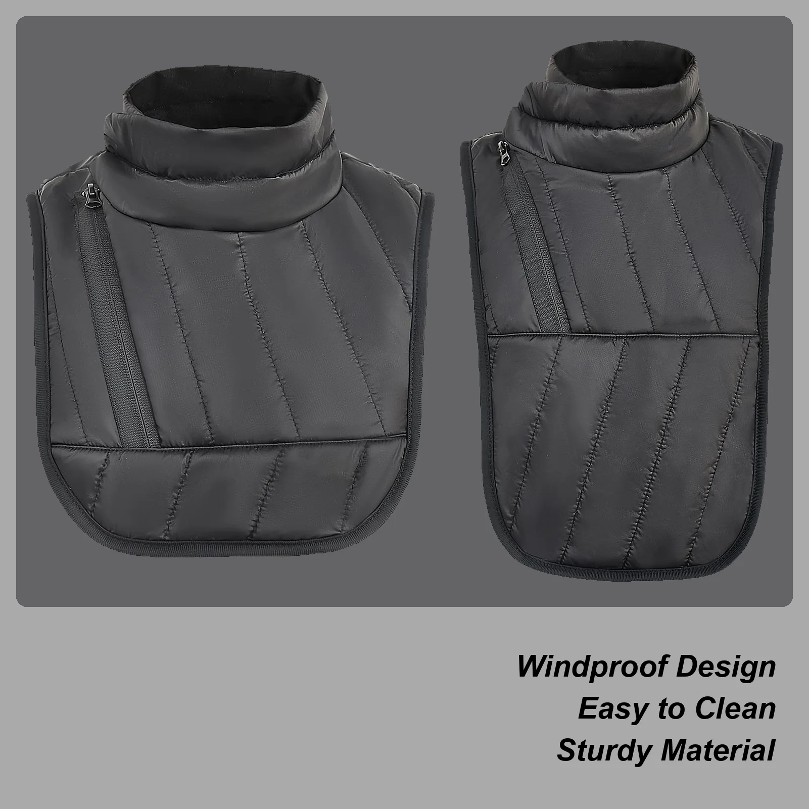 

Waterproof Motorcycle Thermal Neck Scarf Windproof Warm Chest Neck Protector Bibs Winter Rider Collar for Motorcyclist Balaclava