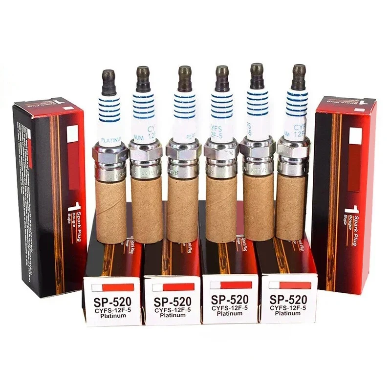 4/6 шт. SP-520 Platinum Свеча зажигания для Ford Edge CYFS-12F-5 Explorer Flex Mustang Transit Lincoln MKS MKT MKX MKZ автозапчасти
