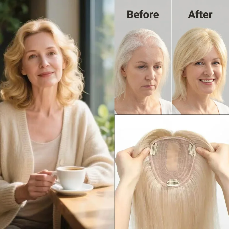 

Оптовая продажа: Накладка-топпер для женщин из 100% натуральных волос машинной работы, разные цвета (1B/4/613), различные размеры, в наличии