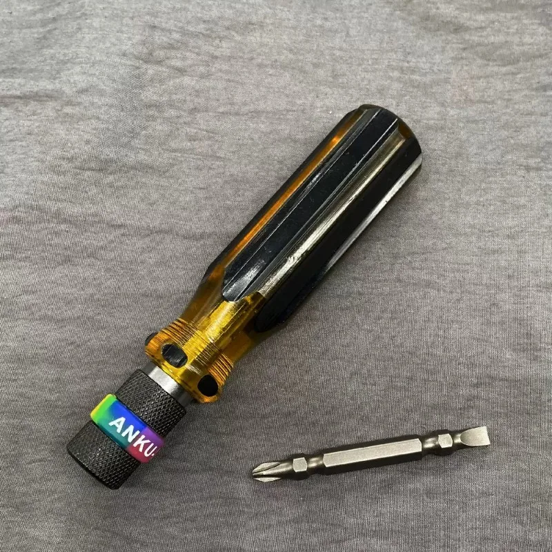 Everbright Store Double 6.35 Head Batch Screwdriver Quick Release Screwdriver 6.35 Double Chuck