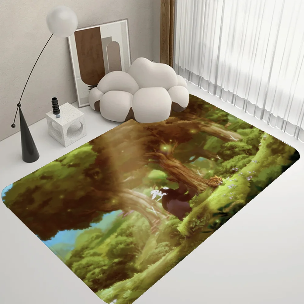 Ori And The Blind Forest Floor Mat Rectangle Anti-slip Home Soft Badmat Front Door Indoor Outdoor Mat Welcome Doormat