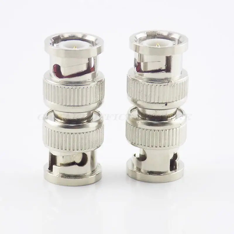 BNC Male to Male Adapter Connectors Coaxial Coupler Video Surveillance System for CCTV Camera Security