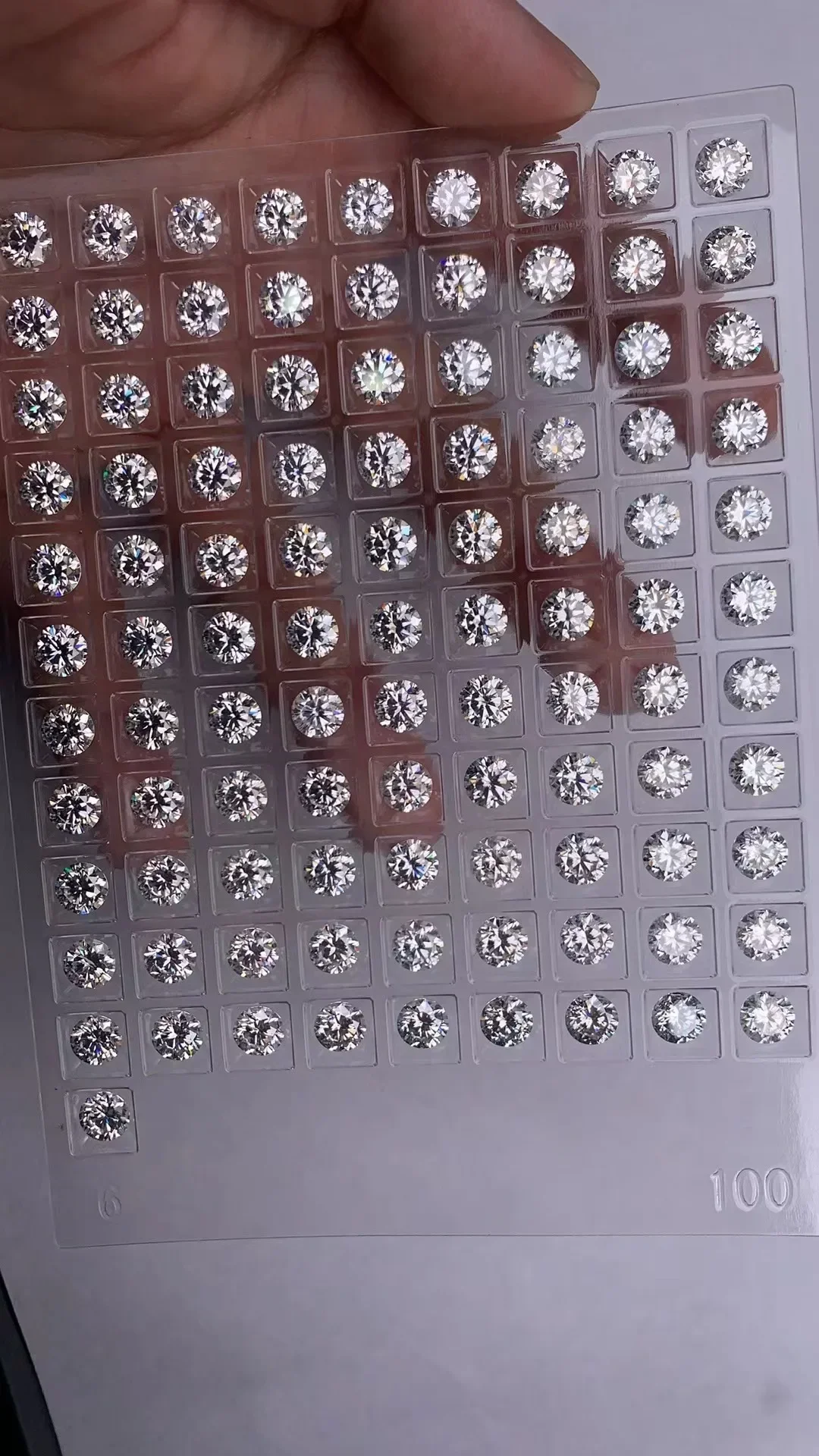 ( VS-SI Clarity ) 20pcs Per Lot Moissanite Stone High Cost Performance and Is Closer To Natural Diamonds  for Jewelry Making