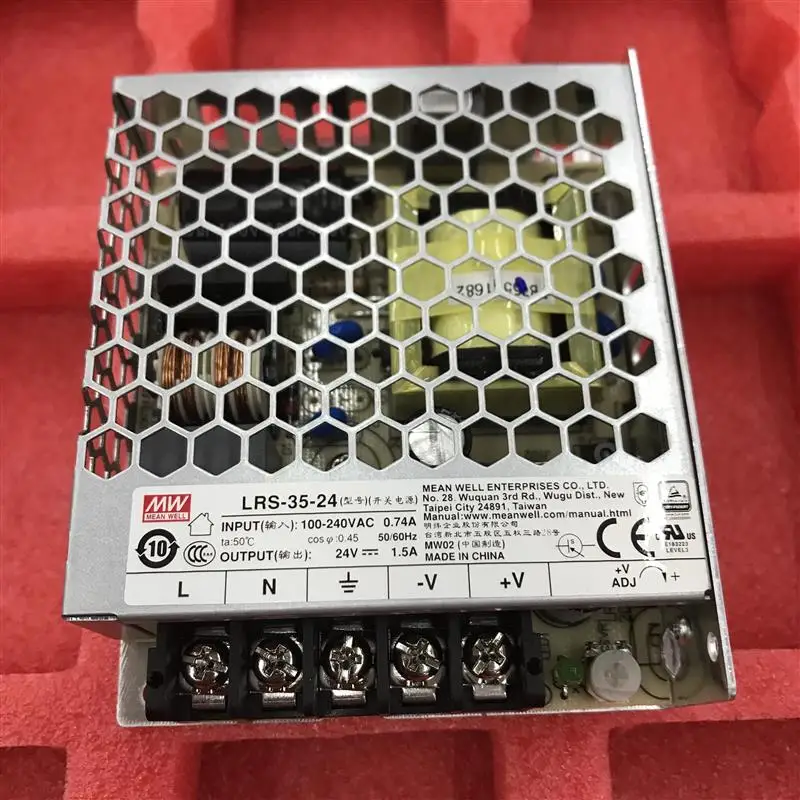 MEAN WELL LRS-35 Series LRS-35-12 LRS-35-24 36W Single Output Switching Power Supply LRS-35 12V 24V