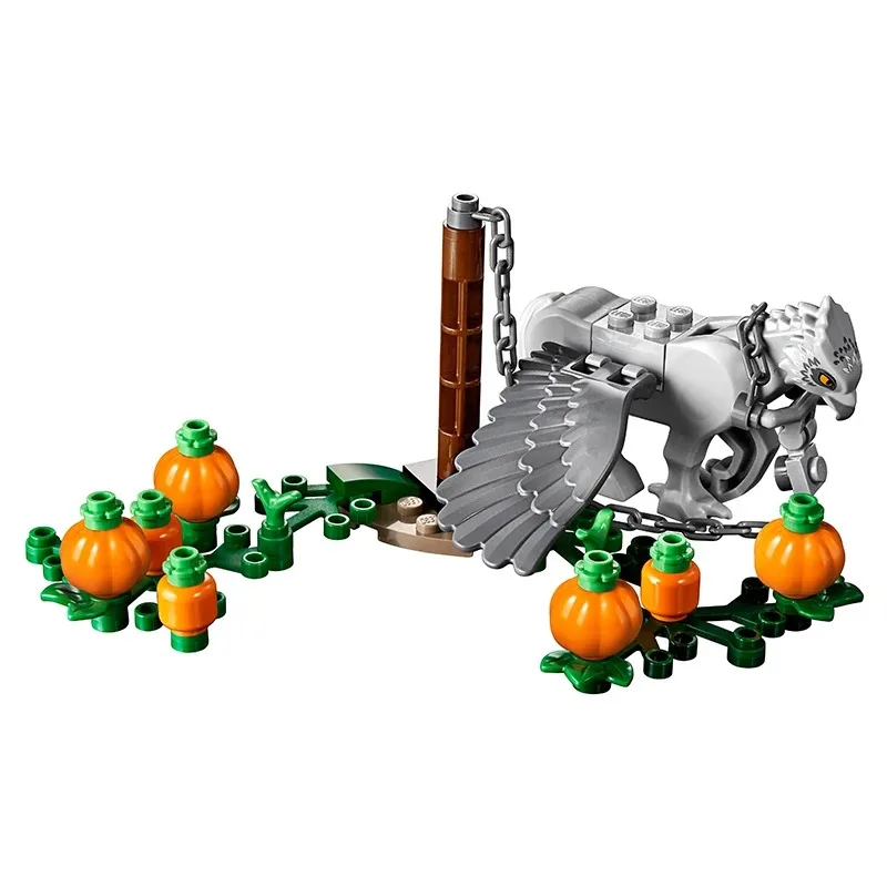 متوفر في المخزون Petter Movie Hagrid's Hut: Buckbeak's Rescue 496 قطعة مكعبات بناء لعبة أطفال هدية متوافقة مع طوب Legoing #5