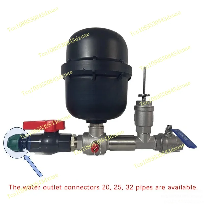 1-Inch Stainless Steel Pump Body Gun Type Water Hammer Pump Kit Send Interface Single And Double Valve