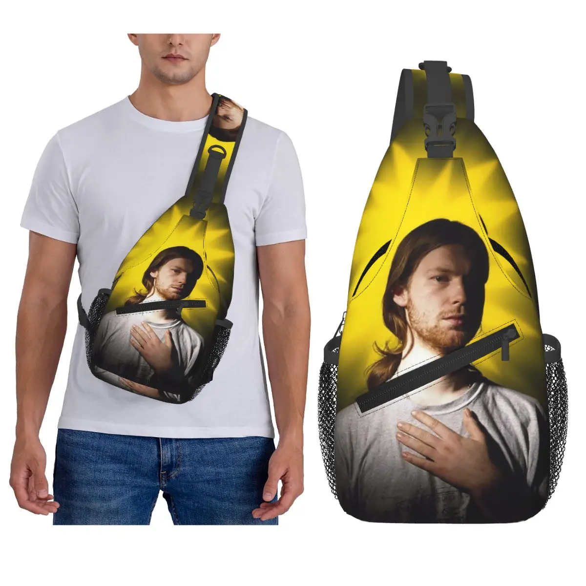 

Aphex Twin электронная музыкальный производитель художников нагрудная сумка мужской рюкзак через плечо на слинге нагрудная сумка дорожный походный рюкзак сумка на плечо