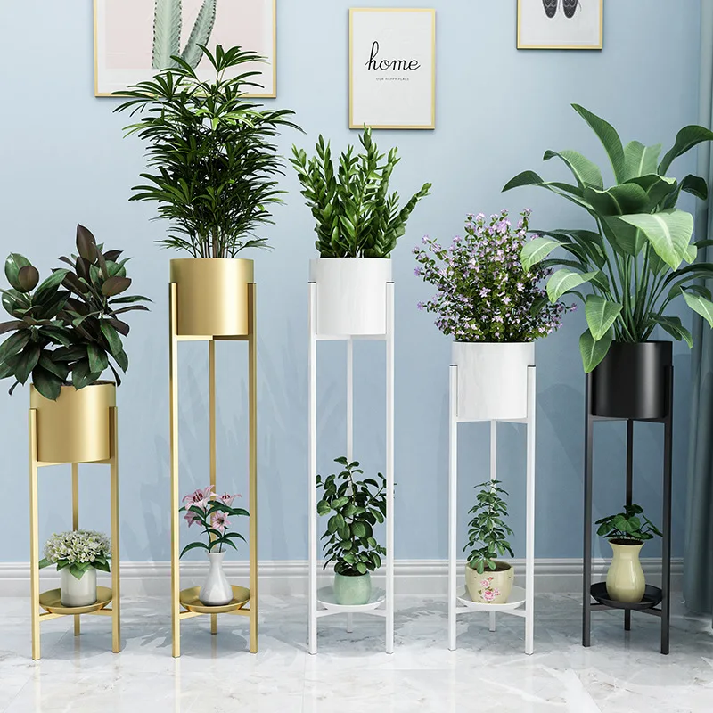 Wrought iron flower stand Climbing plant support stand Independent flower pot stand