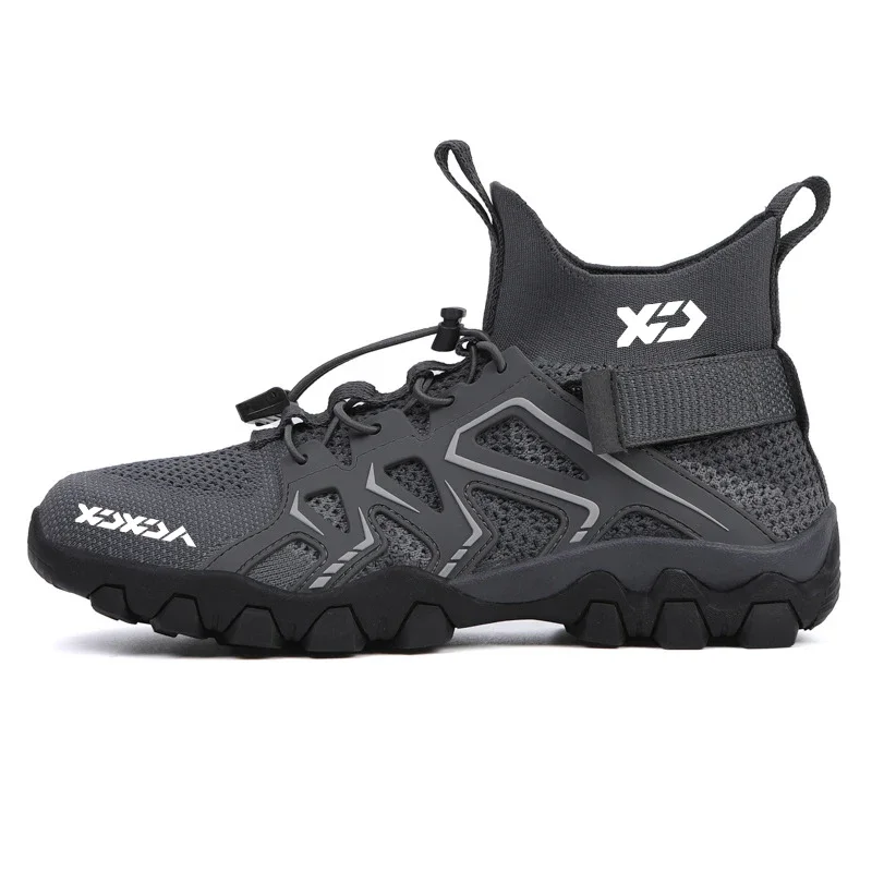 

Men's Fishing Shoes Outdoor Non-Slip Breathable Climbing Sneakers Unisex High-Top Mesh Quick-drying Upstream Shoes Wading Shoes