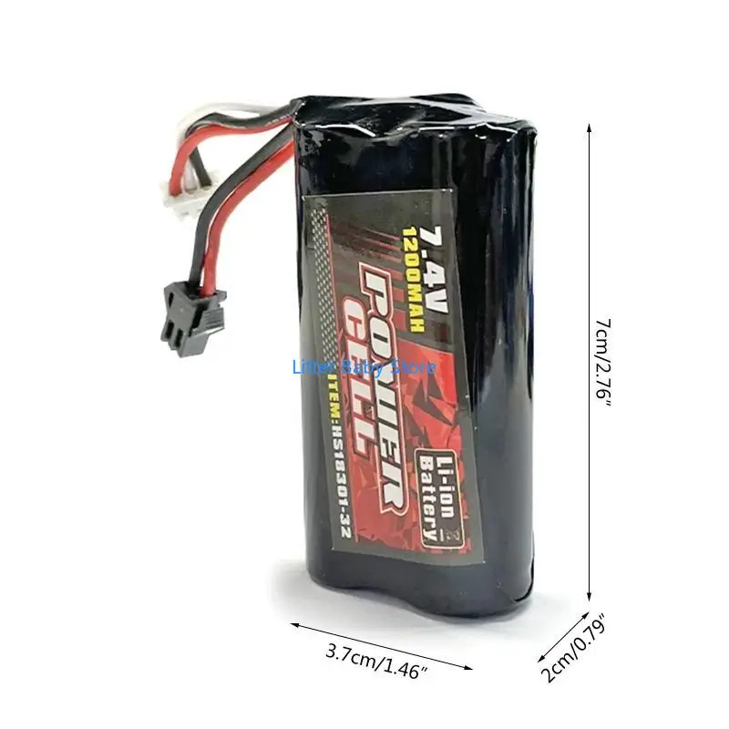 N80C 1/10 afstandsbediening elektrische auto lithium batterijpakket vervanging duur model speelgoed accessoires