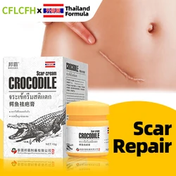 Creme da remoção da cicatriz, pomada cirúrgica do crocodilo, desvanecem cicatrizes velhas, tratamento quelóide da cicatriz, Tailândia, 15g