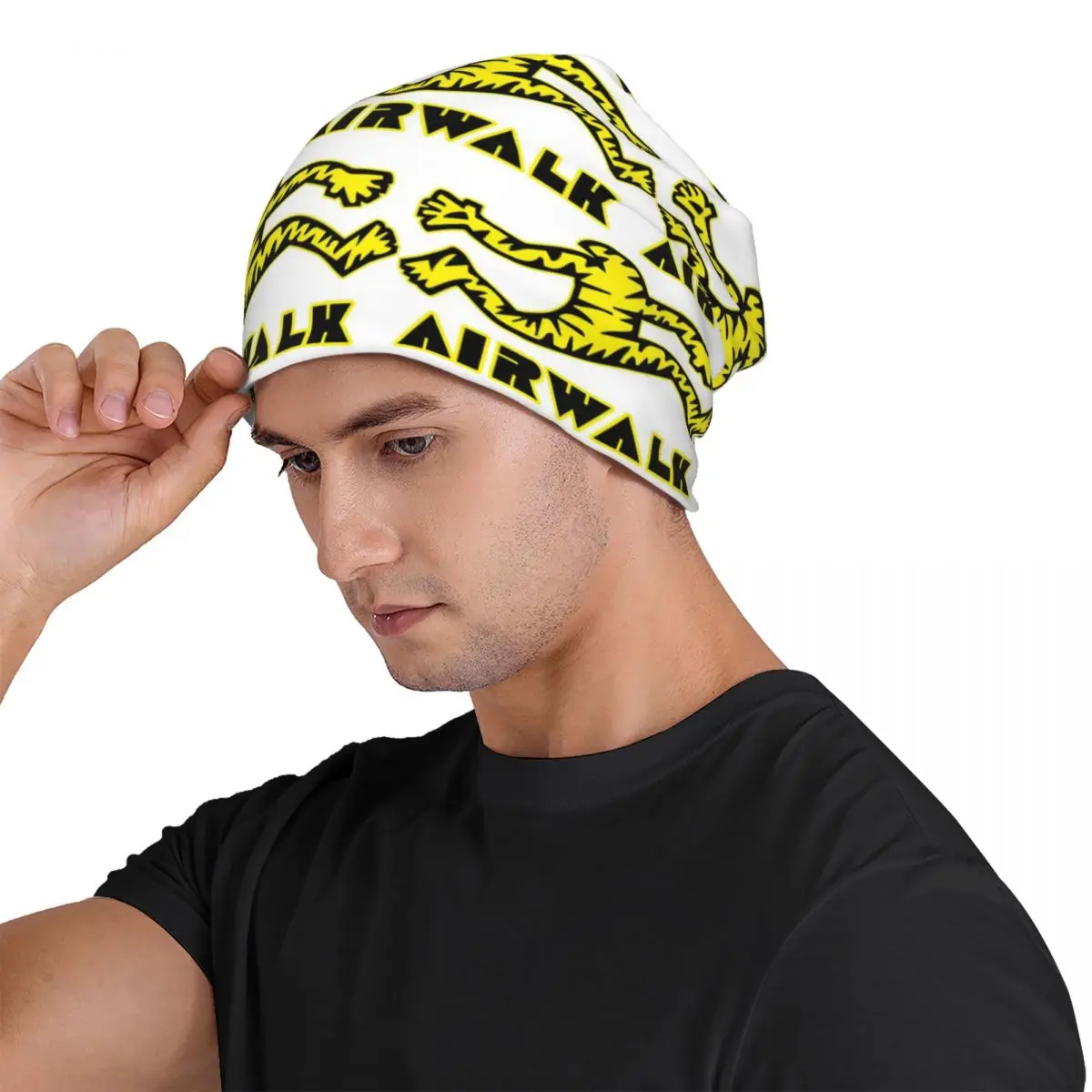 Tattoo Old School Style Airwalk Men Women Adult Beanies Caps Knitted Bonnet Hat Warm Hip Hop Autumn Winter Outdoor Skullies Hats