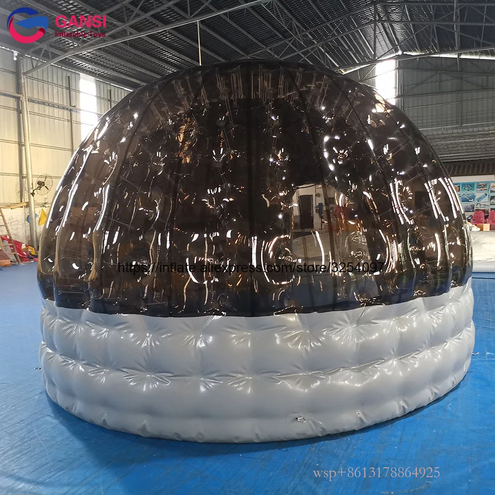 Bubble Dome Tent Round Inflatable Crystal Transparent Camping Tent Inflatable Bubble Tent For Hot Tub