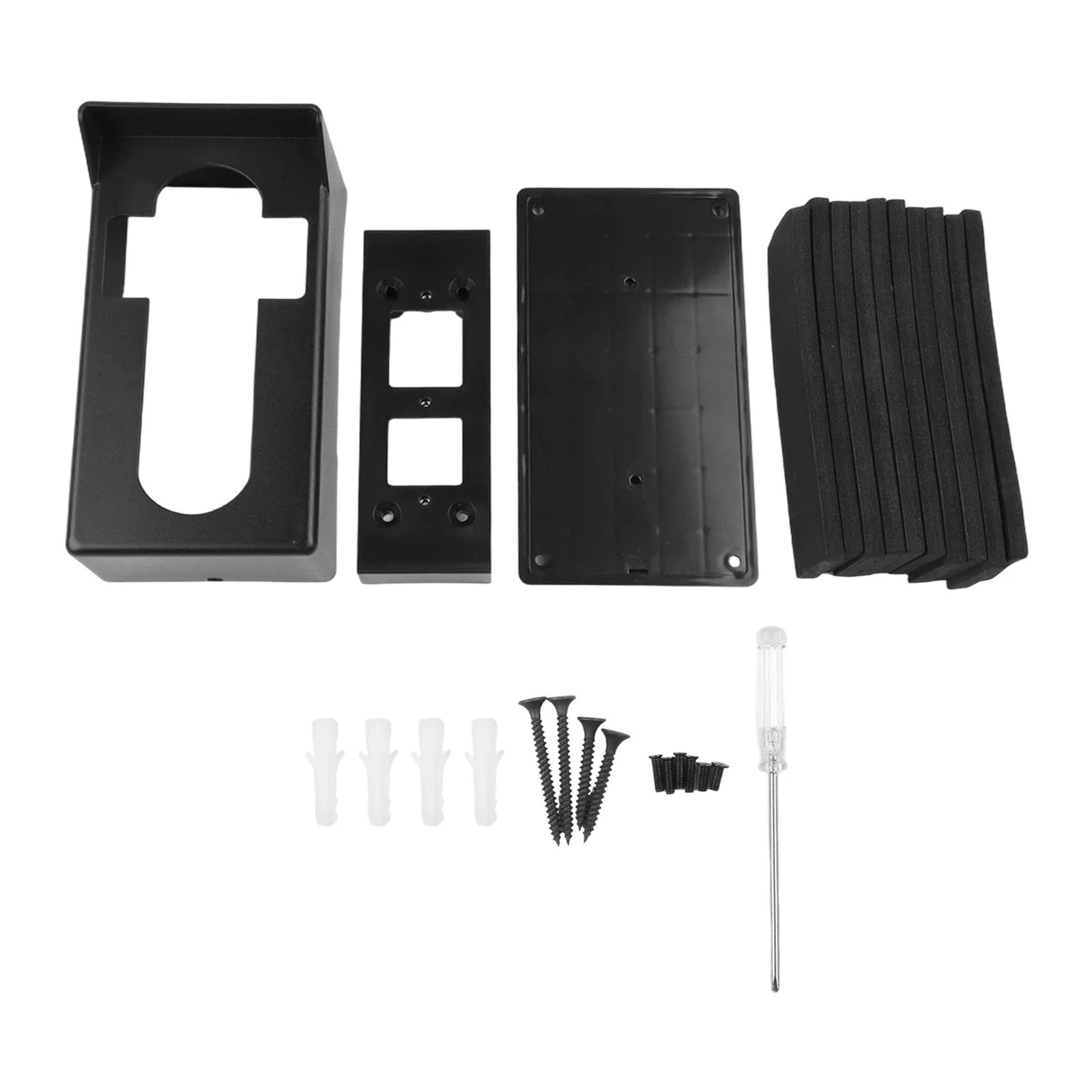 Video Doorbell Cover Doorbell Vinyl Siding Mount Bracket Holder Accessories For Ring Video Doorbell Weather-Blocking Cover