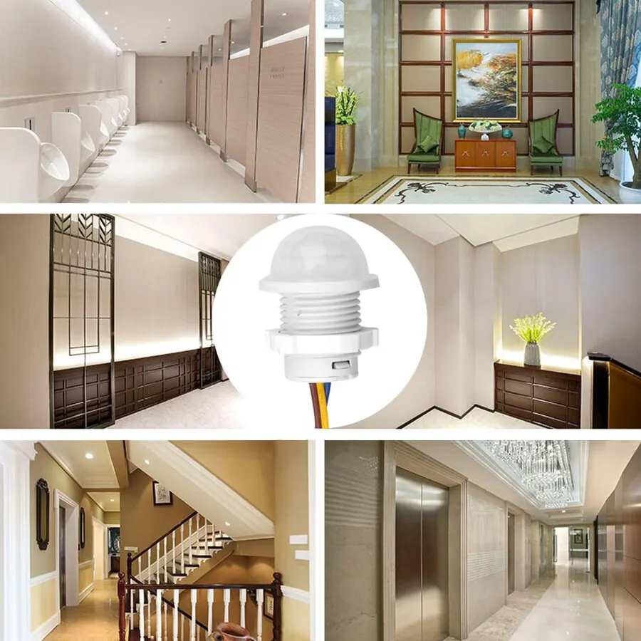 Picture 7: 110V 220V LED PIR Infrared Motion Sensor Switch Detection Automatic Sensor Light Switch PIR Sensor Detector On Off Smart Switch