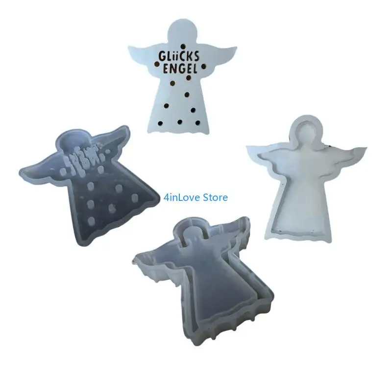 

T4MD Stylish LED Angelic Lamp Silicone Molds for Personalize Home Accent Ornament