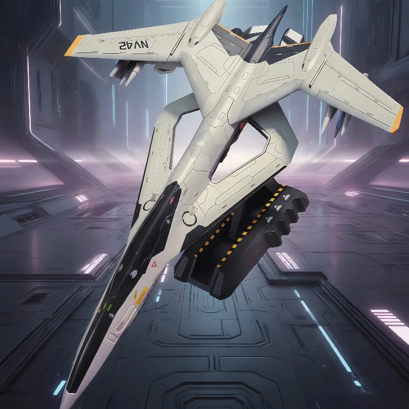 

Модель самолета Nantianmen Project Xuan Nv: Коллекционная аэрокосмическая истребительная модель из сплава, имитирующая научно-фантастический самолет, изысканный предмет коллекционирования