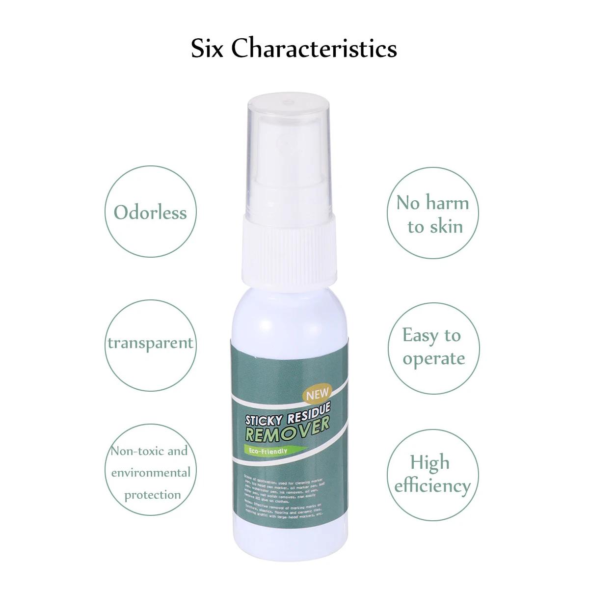 

30Ml Sticky Spray Glue Cleaner Powerful Glue Cleaner For Car Sticky Remover Glass Plastic Metal Stain Removal
